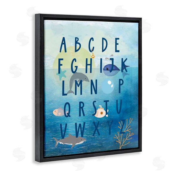 Stupell Industries Daniela Santiago | Sea Creatures Alphabet