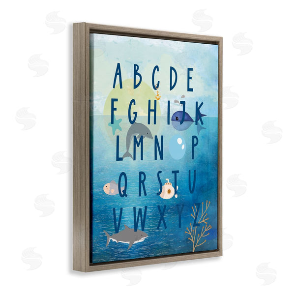 Stupell Industries Daniela Santiago | Sea Creatures Alphabet