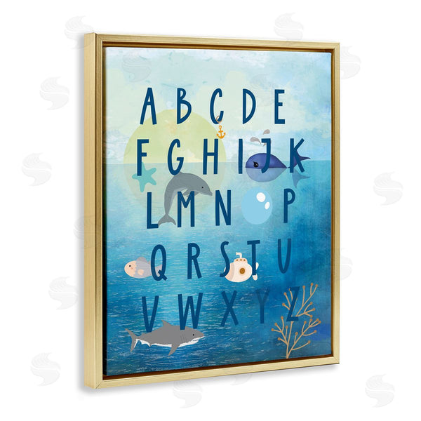 Stupell Industries Daniela Santiago | Sea Creatures Alphabet