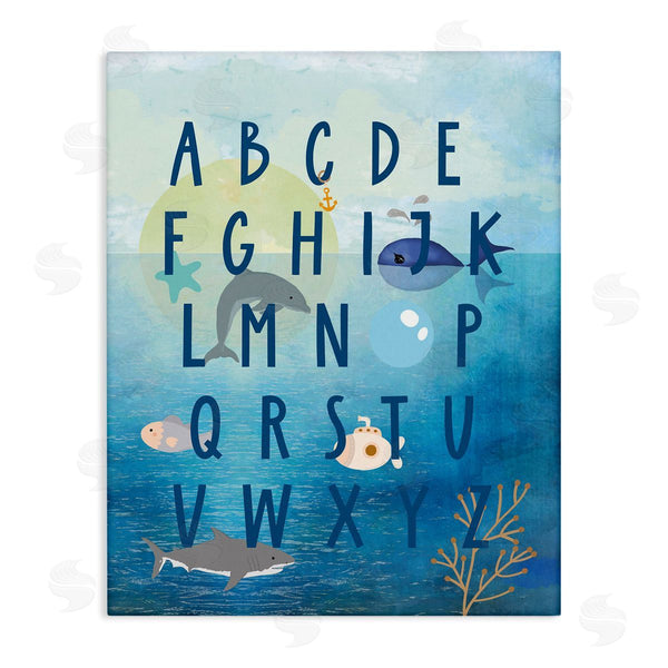 stupell industries Daniela Santiago | Sea Creatures Alphabet