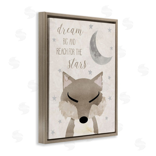 Stupell Industries Daniela Santiago | Soft Dream Big Fox Wall Art
