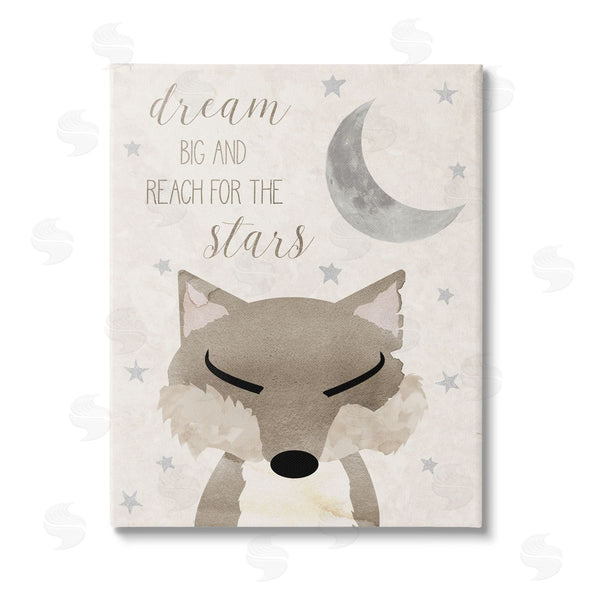 stupell industries Daniela Santiago | Soft Dream Big Fox Wall Art