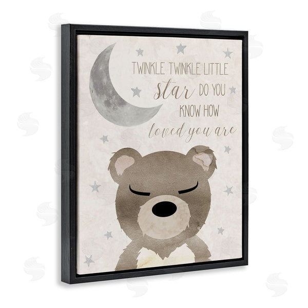 Stupell Industries Daniela Santiago | Soft Twinkle Song Bear Wall Art