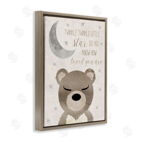 Stupell Industries Daniela Santiago | Soft Twinkle Song Bear Wall Art