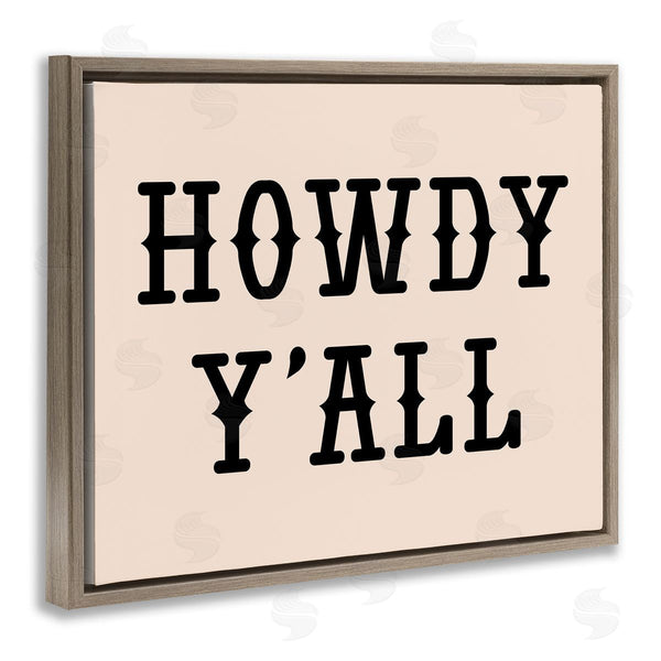 Stupell Industries Daniela Santiago | Southwestern Howdy Y'all
