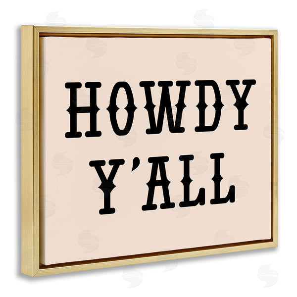 Stupell Industries Daniela Santiago | Southwestern Howdy Y'all