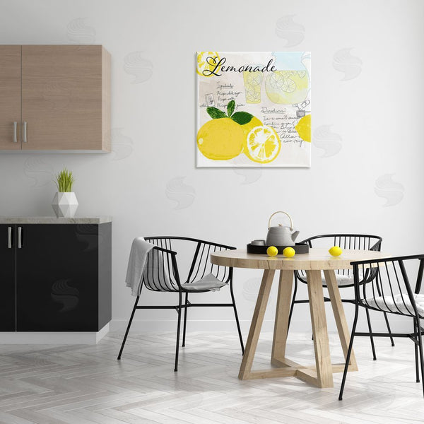 Stupell Industries Daniela Santiago | Summer Lemonade Recipe Wall Art