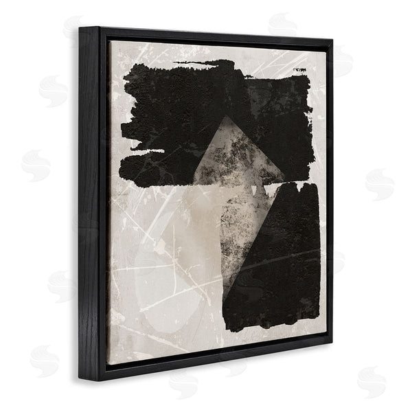 Stupell Industries Daniela Santiago | Two Black Abstract Shapes
