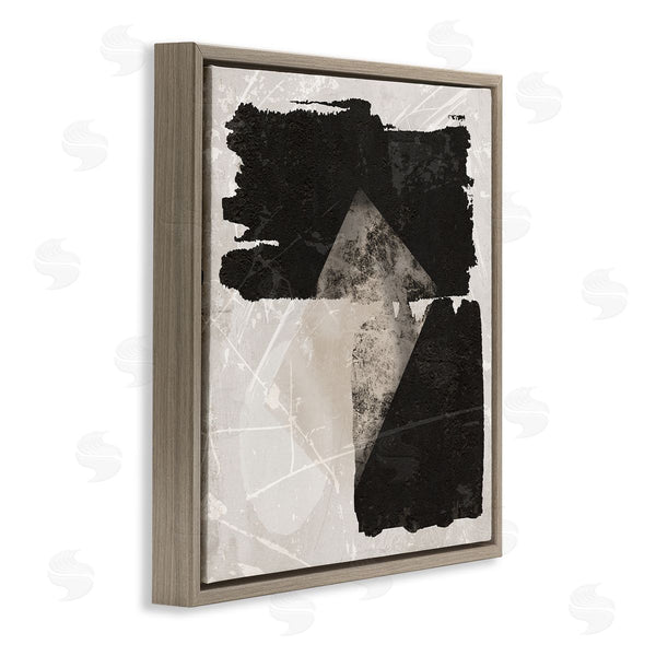 Stupell Industries Daniela Santiago | Two Black Abstract Shapes
