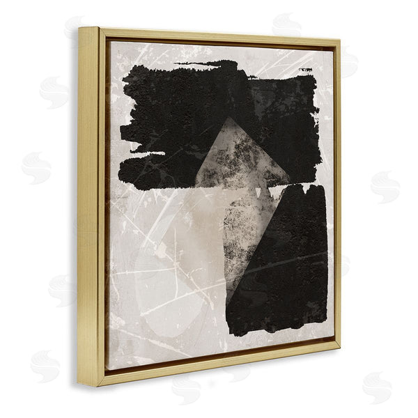 Stupell Industries Daniela Santiago | Two Black Abstract Shapes