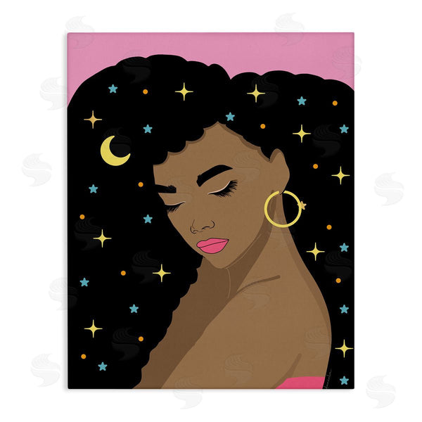 stupell industries Daniela Santiago | Woman with Starry Hair