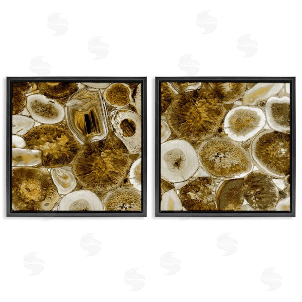 Stupell Industries Danielle Carson | Abstract Geodes Mineral Nature Wall Art