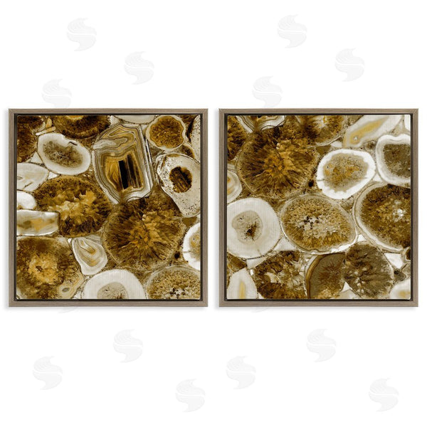 Stupell Industries Danielle Carson | Abstract Geodes Mineral Nature Wall Art