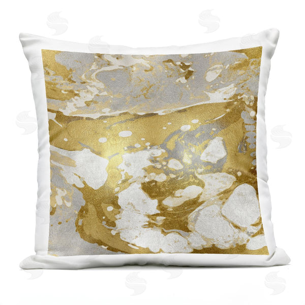 Stupell Industries Danielle Carson | Abstract Glam Marbled Pattern Printed Throw Pillow