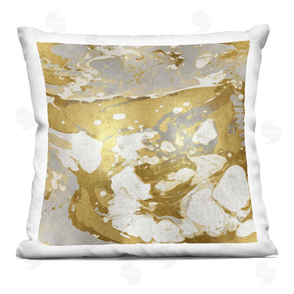 stupell industries Danielle Carson | Abstract Glam Marbled Pattern Printed Throw Pillow