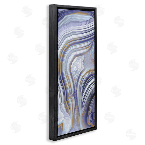 Stupell Industries Danielle Carson | Agate Crystal Pattern Abstract Design Wall Art