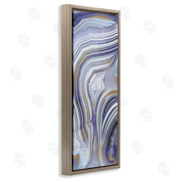 Stupell Industries Danielle Carson | Agate Crystal Pattern Abstract Design Wall Art