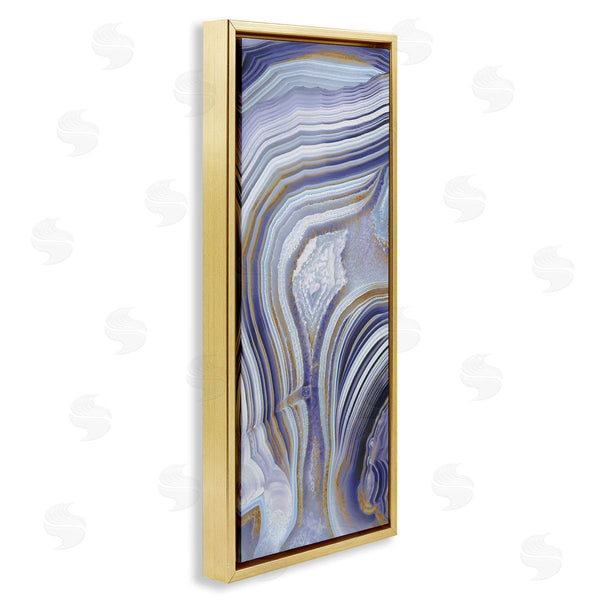 Stupell Industries Danielle Carson | Agate Crystal Pattern Abstract Design Wall Art