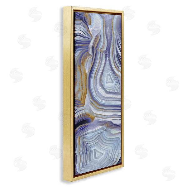 Stupell Industries Danielle Carson | Agate Crystal Pattern Abstract Wall Art