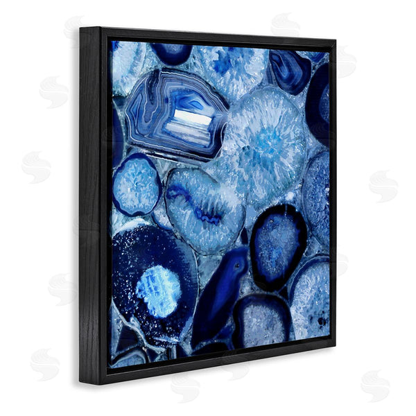 Stupell Industries Danielle Carson | Agate In Blue Natural Geodes Wall Art