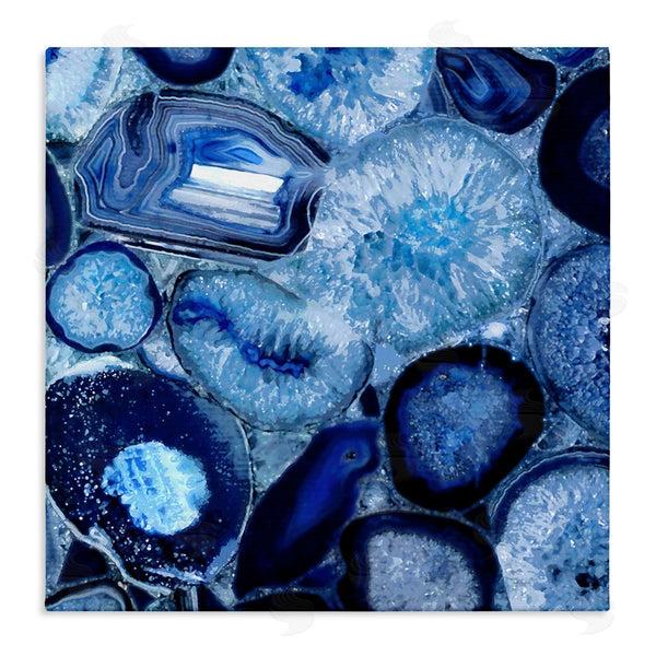 stupell industries Danielle Carson | Agate In Blue Natural Geodes Wall Art