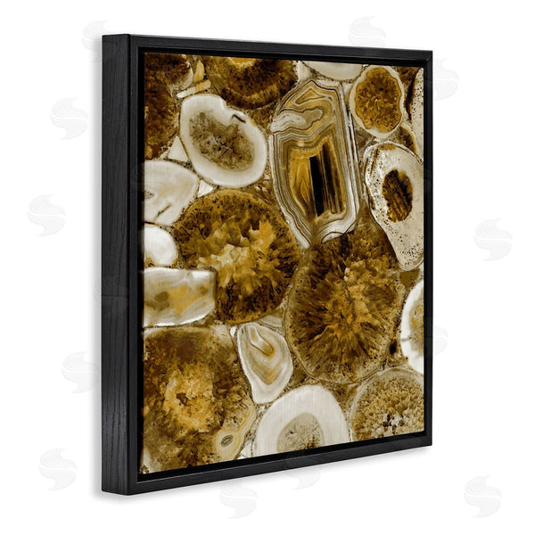Stupell Industries Danielle Carson | Agate In Gold Abstract Geodes Wall Art
