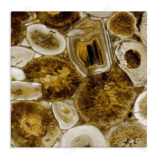 stupell industries Danielle Carson | Agate In Gold Abstract Geodes Wall Art