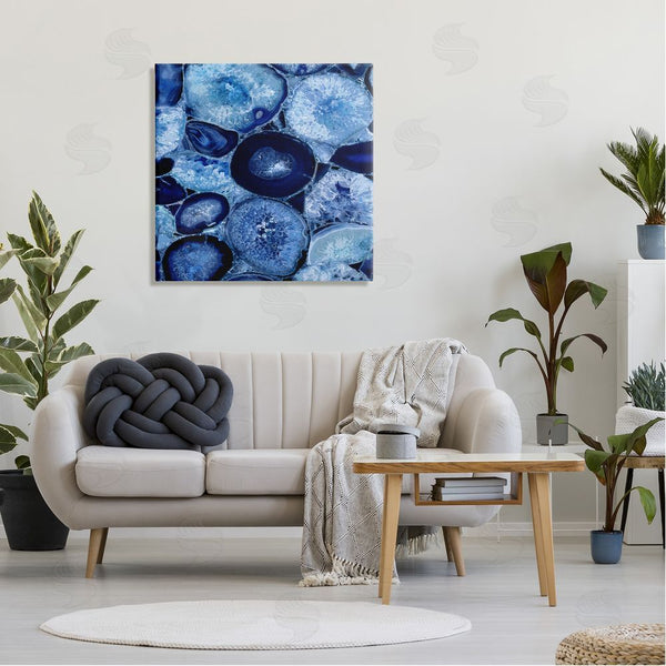 Stupell Industries Danielle Carson | Blue Geode Crystals Arrangement Wall Art