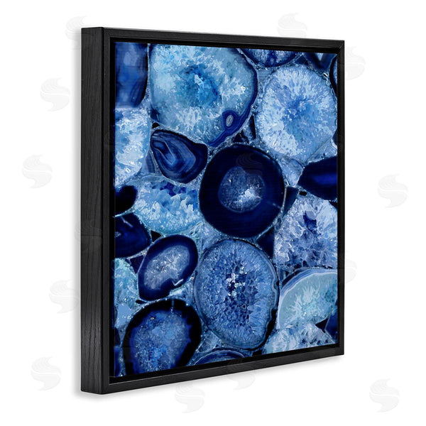 Stupell Industries Danielle Carson | Blue Geode Crystals Arrangement Wall Art