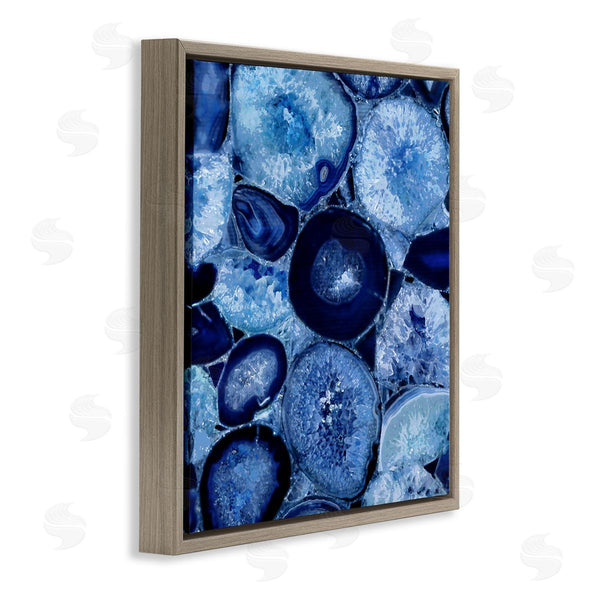 Stupell Industries Danielle Carson | Blue Geode Crystals Arrangement Wall Art