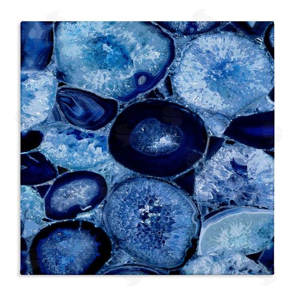 stupell industries Danielle Carson | Blue Geode Crystals Arrangement Wall Art