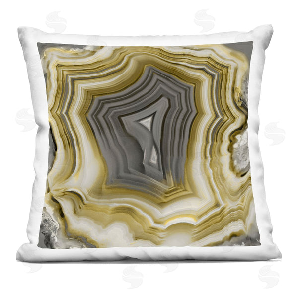 stupell industries Danielle Carson | Chic Geode Crystal Pattern Printed Throw Pillow