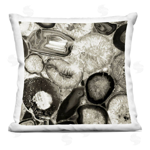 stupell industries Danielle Carson | Elegant Crystal Gemstones Printed Throw Pillow
