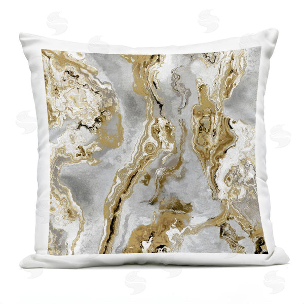 Stupell Industries Danielle Carson | Flowing Glam Mineral Pattern Printed Throw Pillow