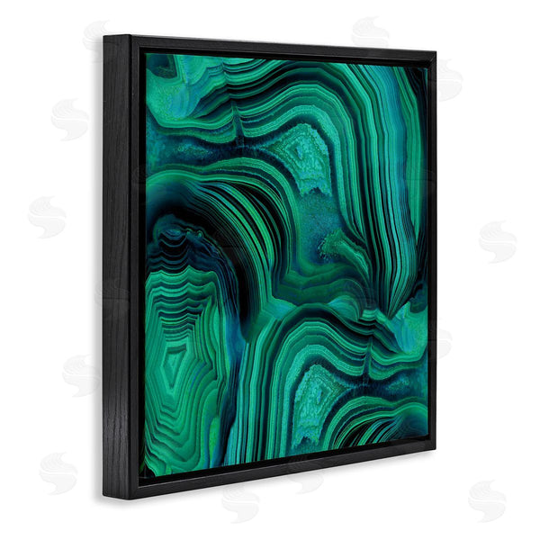Stupell Industries Danielle Carson | Green & Blue Malachite Abstract Wall Art