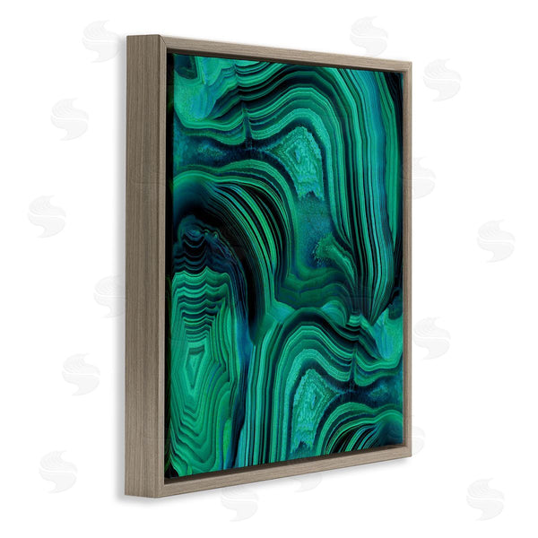 Stupell Industries Danielle Carson | Green & Blue Malachite Abstract Wall Art