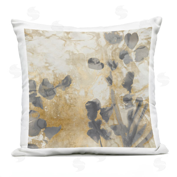 Stupell Industries Danielle Carson | Layered Botanical Leaf Shapes Printed Throw Pillow