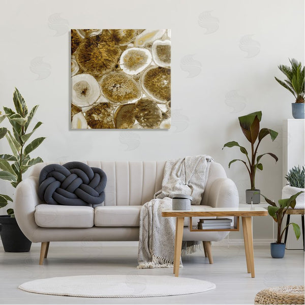 Stupell Industries Danielle Carson | Natural Geode Crystals Arrangement Wall Art