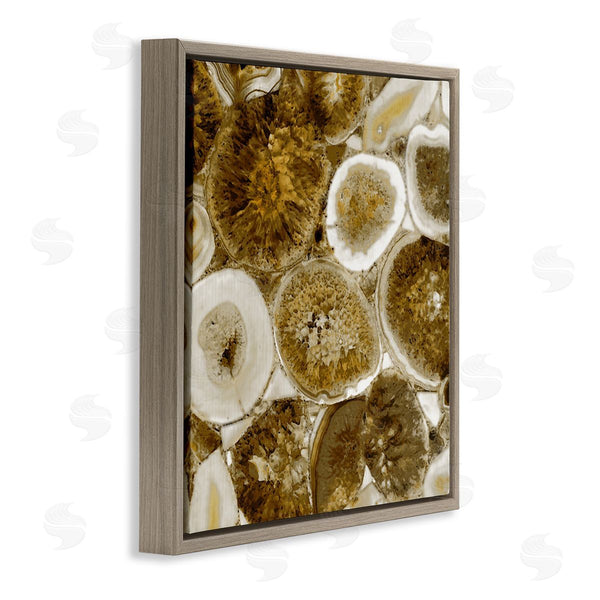 Stupell Industries Danielle Carson | Natural Geode Crystals Arrangement Wall Art