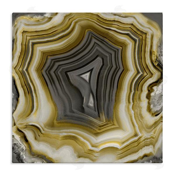 stupell industries Danielle Carson | Neutral Tones Geometric Agate Shape Wall Art