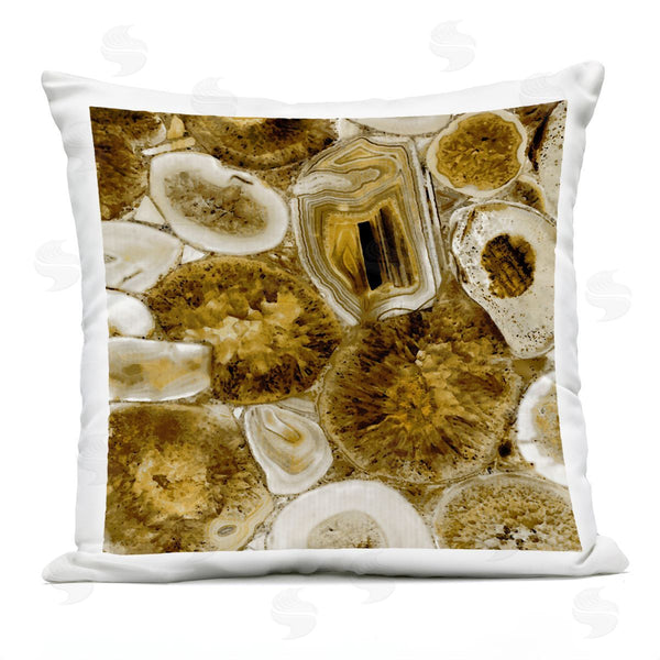 Stupell Industries Danielle Carson | Varied Mineral Geode Shapes Printed Throw Pillow