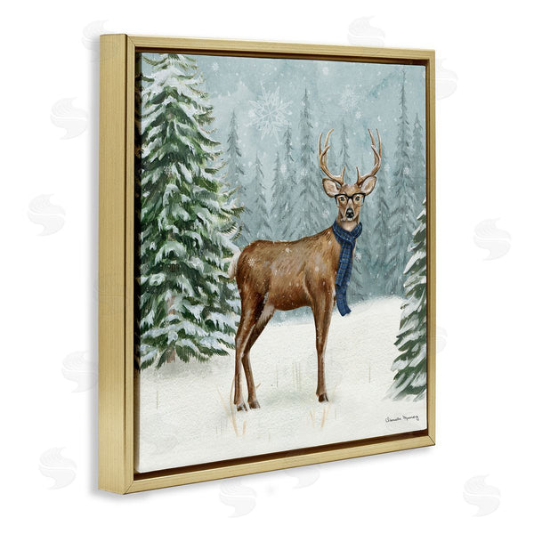 Stupell Industries Danielle Murray | Christmas Critters Reindeer