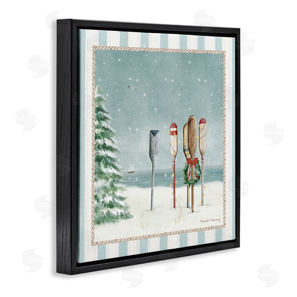 Stupell Industries Danielle Murray | Christmas In Newport Oars