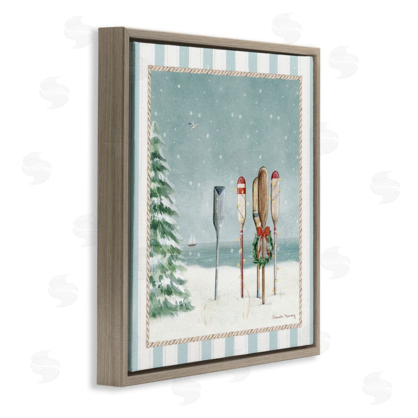 Stupell Industries Danielle Murray | Christmas In Newport Oars