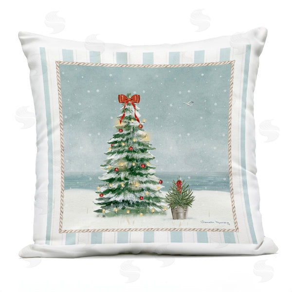 Stupell Industries Danielle Murray | Christmas In Newport Printed Throw Pillow
