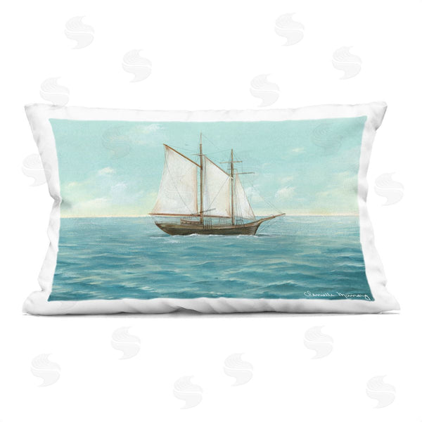stupell industries Danielle Murray | Classic Sailboat Ship Printed Throw Pillow