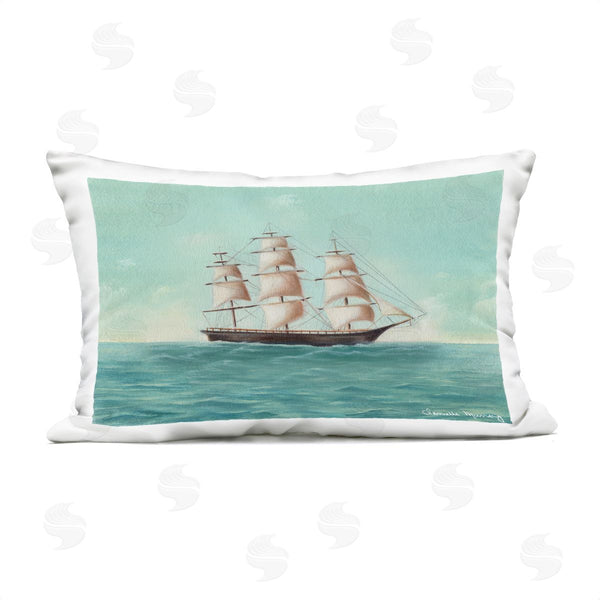 Stupell Industries Danielle Murray | Classic Ship On Voyage Printed Throw Pillow