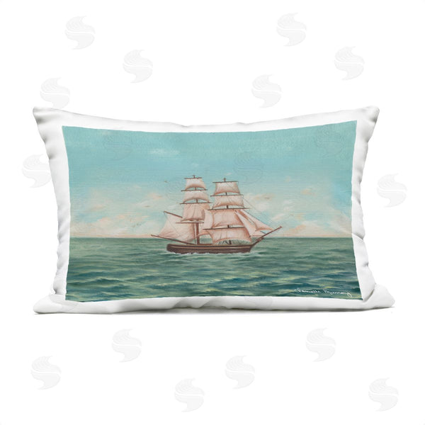 Stupell Industries Danielle Murray | Classic Voyage Ship Printed Throw Pillow