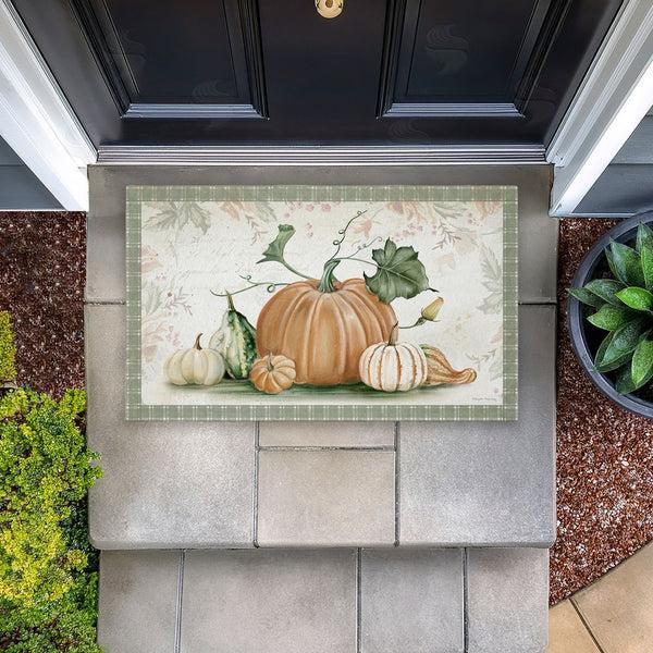 Stupell Industries Danielle Murray | Harvest Gourds Motif Non-Woven Door Mat