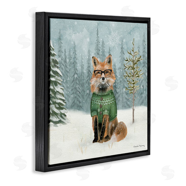 Stupell Industries Danielle Murray | Winter Woodland Fox Wall Art